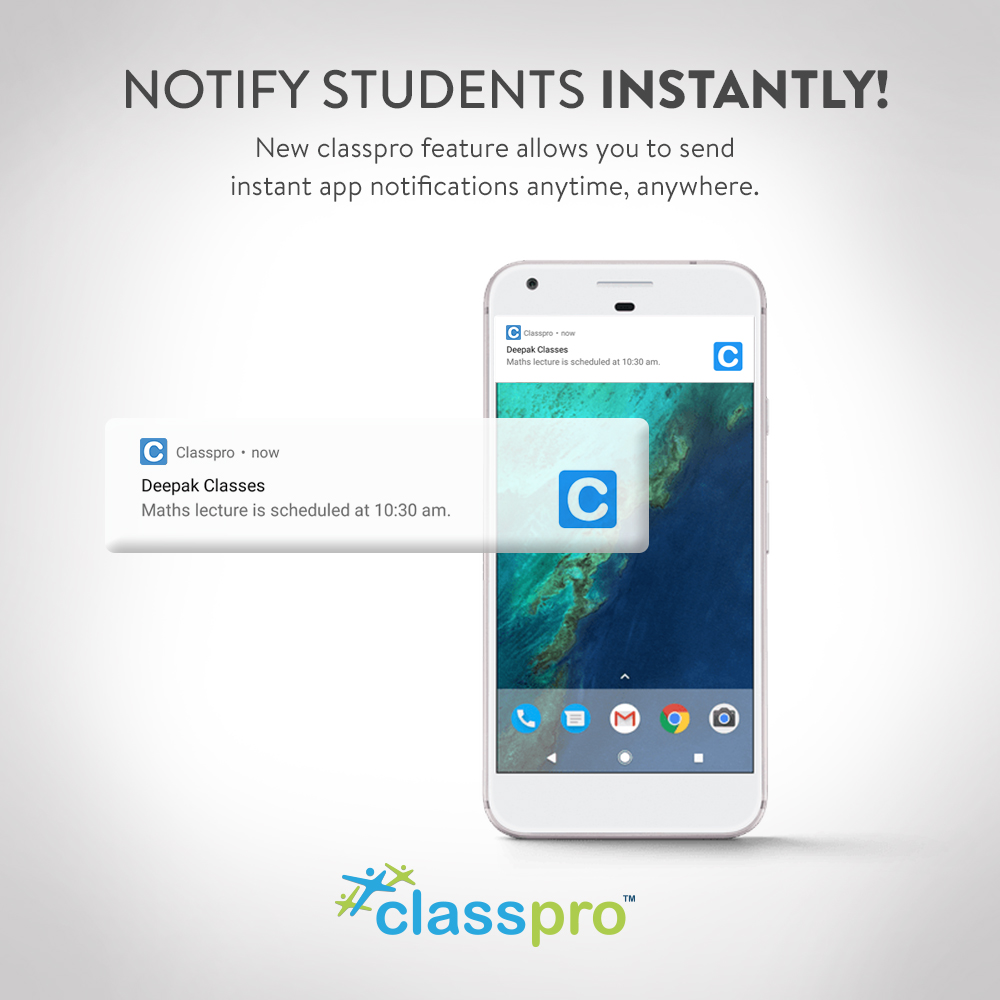Classpro app notifications